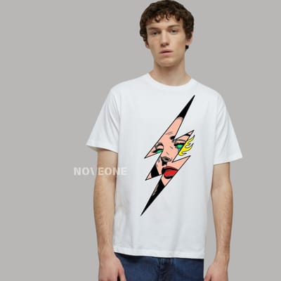 NoveOne N25015– Premium Oversized T-Shirt (Color: White )