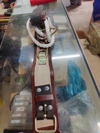 safety belt/ Construction Workers Safety Belt I Udyogi /Seat Belts Tree Climbing Equipment Tree Pruning Installation Stairs Climbing Safety Devices - Image 2