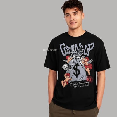 NoveOne N25031– Premium Oversized T-Shirt (Color: Black)