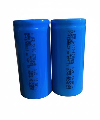IFR32700 3.2V 6000mAh LiFePO4 Rechargeable Battery | 3C High Discharge Lithium-ion Cell