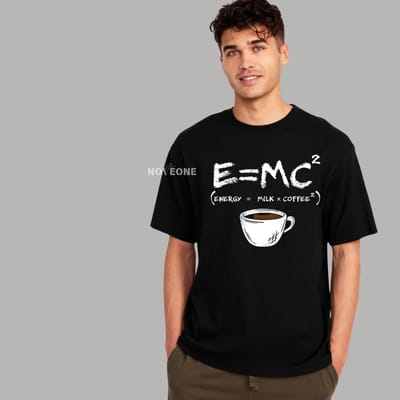 NoveOne N25039– Premium Oversized T-Shirt (Color: Black)