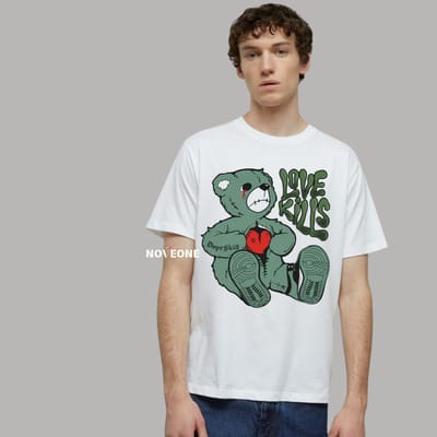 NoveOne N25041– Premium Oversized T-Shirt (Color: White)