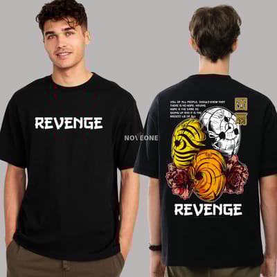 NoveOne N25042– Premium Oversized T-Shirt (Color: Black)