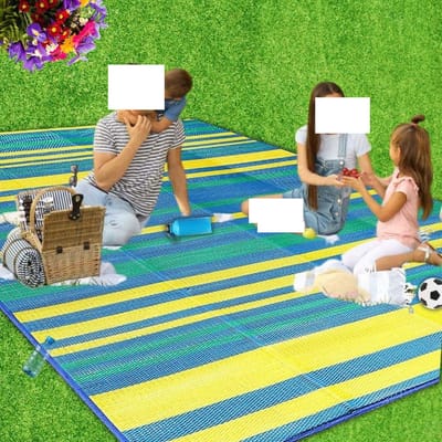 Plastic Carpet Mat 5 ft/ 7 ft single Thick - mat - Image 1