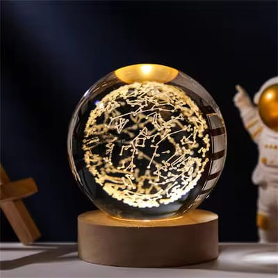 3D Crystal Ball – Constellation ( 7 Color Base)
