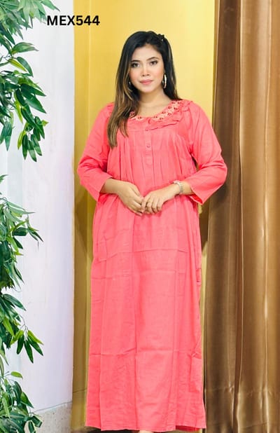 প্রিমিয়াম কোয়ালিটি ফুল হাতা মেক্সি - Image 1