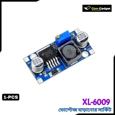DC-DC XL6009 Boost Adjustable Step-Up Voltage Booster Module | 1.25V-36V Voltage Regulator S0305