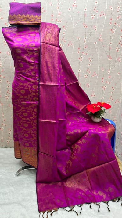 বেনারোশি কাতান থ্রি পিস - Image 1