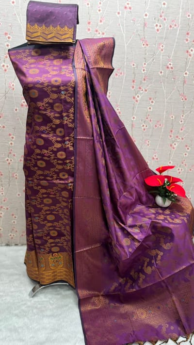 বেনারোশি কাতান থ্রি পিস - Image 4