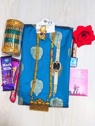 আকর্ষণীয় শাড়ী গিফট কম্ব সেট - Image 14