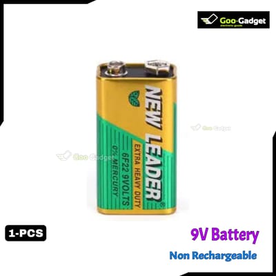 Leader 6F22 9V Battery