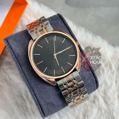 Calvin Klein || Dual Tone || Black Gold Dial