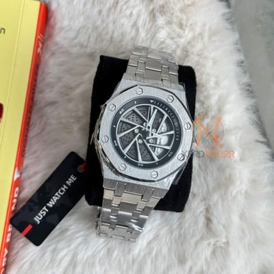 SKMEI WHEEL WATCH || SS CHAIN