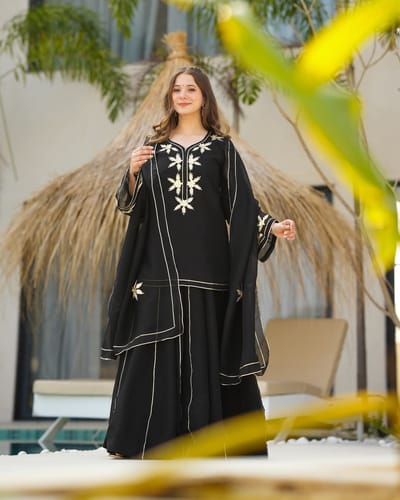 Kurta Sharara Three Piece Set ❤️ - Image 2