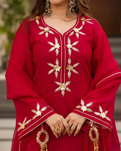 Kurta Sharara Three piece set ❤️ - Image 2
