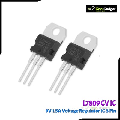 L7809-CV Voltage Regulator IC | 9V 1.5A 3-Pin Linear Voltage Regulator