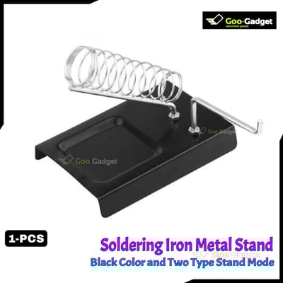 Soldering Iron Metal Stand | Two-Type Stand Mode for Secure and Stable Placement S0202