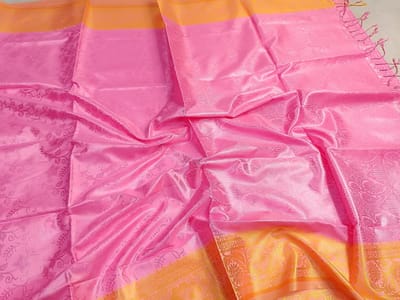 Soft silk katan sharee