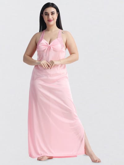 4 Part Premium Nightwear Combo ( Light Pink ) - Image 5