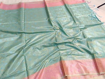 Soft silk katan sharee