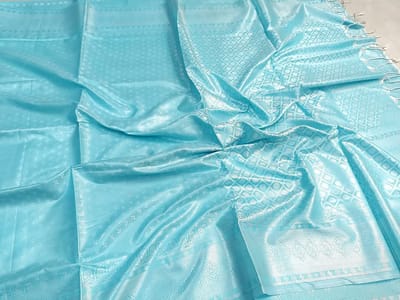 Soft silk katan sharee