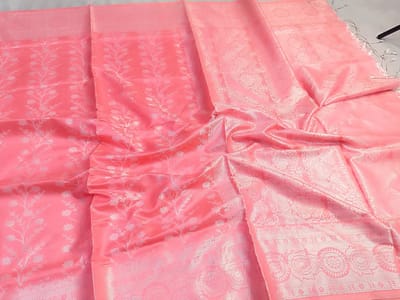 Soft silk katan sharee