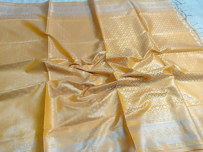 Soft silk katan sharee