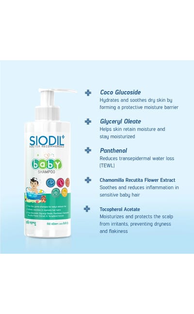 SIODIL Baby Shampoo 200ml - Image 3