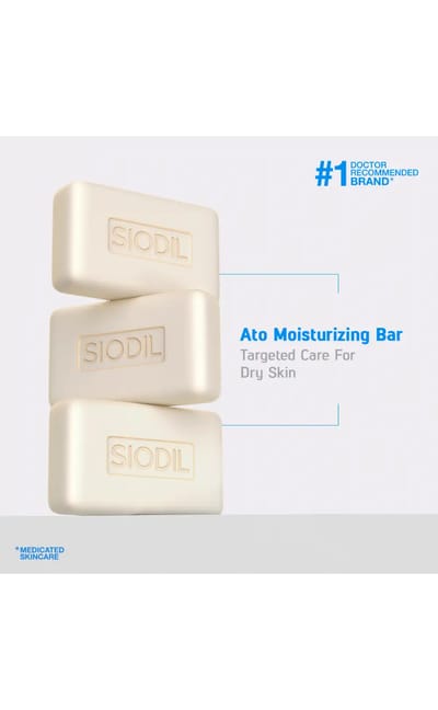 SIODIL Ato Moisturizing Bar 100gm - Image 2