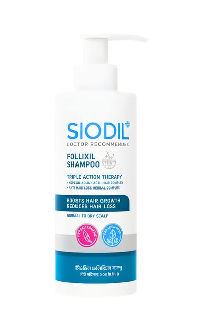 Siodil Follixil Shampoo - 200ml - Image 1