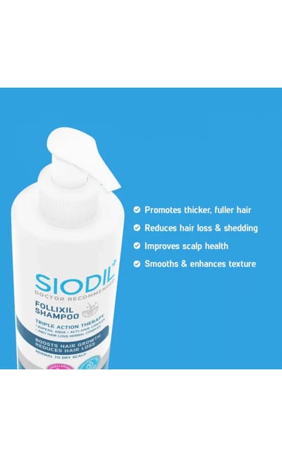 Siodil Follixil Shampoo - 200ml - Image 3