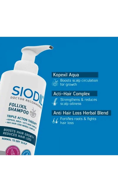 Siodil Follixil Shampoo - 200ml - Image 5