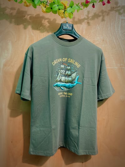 Dream Of Sailing 🐋 Drop Solder t-shirt - Image 1