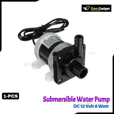 Water proof Mini Submersible Water Pump DC 12 Volt 8 Watt
