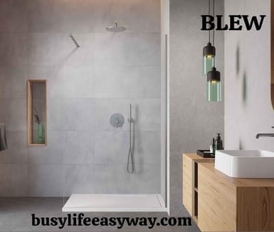 Brushed Shower Glass Partition