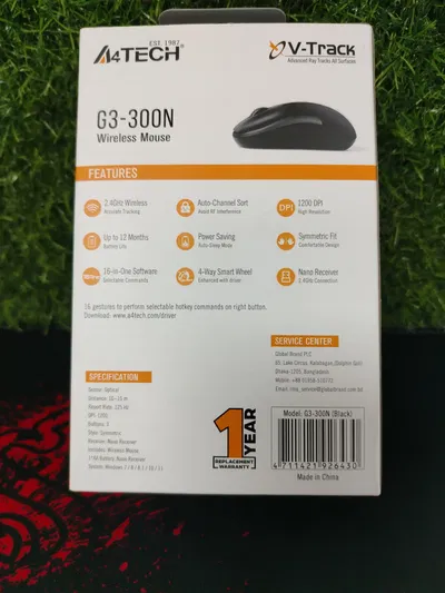 A4TECH G3-300N Wireless Optical Mouse - Image 7