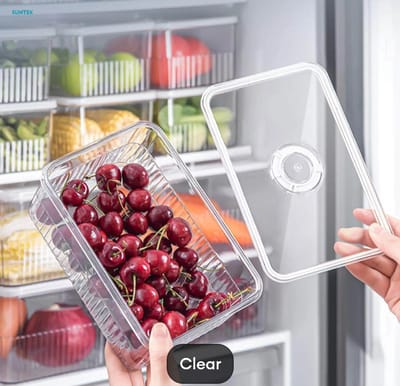 Premium Fridge Organizer Box (4Pcs)