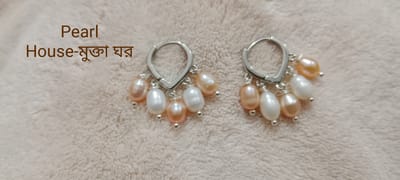 5-Pearl Dangle Earrings
