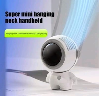 🔥 MAYTTO Mini Handheld rechargeable Bladeless Silent &Portable Astronaut Fan....