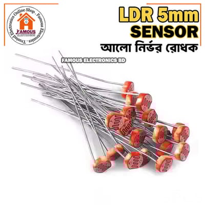 LDR -5mm Light Dependent Resistor-1PCS