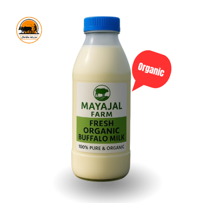 Fresh organic Raw Buffalo milk.