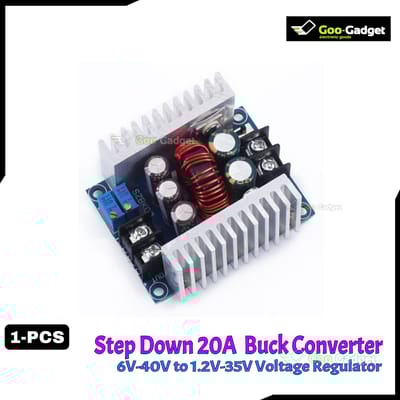 XL4016 20A Step-Down Buck Converter CC CV Power Supply Module | DC 6V-40V to 1.2V-35V Voltage Regulator S0306