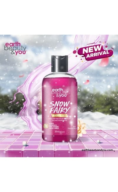 Earth Beauty & You Shower Gel Snow Fairy -380 ml - Image 2