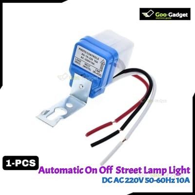 Photo switch Automatic On Off Photocell Street Lamp Light Switch Controller DC AC 220V 50-60Hz 10A