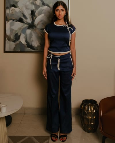 Navy Quiet Luxe Set - Image 1