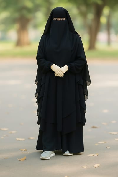 মানযিয়া বোরকা সেট
