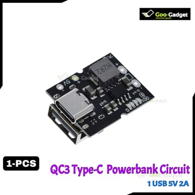 IP5306 QC3 Type-C 1 USB Power Bank Circuit Module | Type-C USB 5V 2A Boost Converter Step-Up Power Module