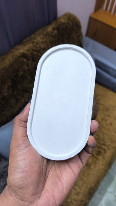 concrete oval tray - Image 2