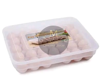 💎৩৪টি এবং 💎২০ টি 👉ডিম অর্গানাইজার প্রিমিয়াম স্টোরেজ বক্স