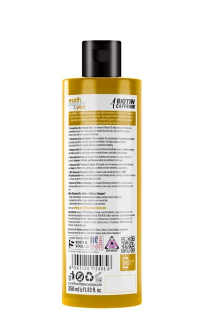 Earth beauty & you No 01 Biotin Caffeine Anti-Hairfall Shampoo 350ml - Image 2